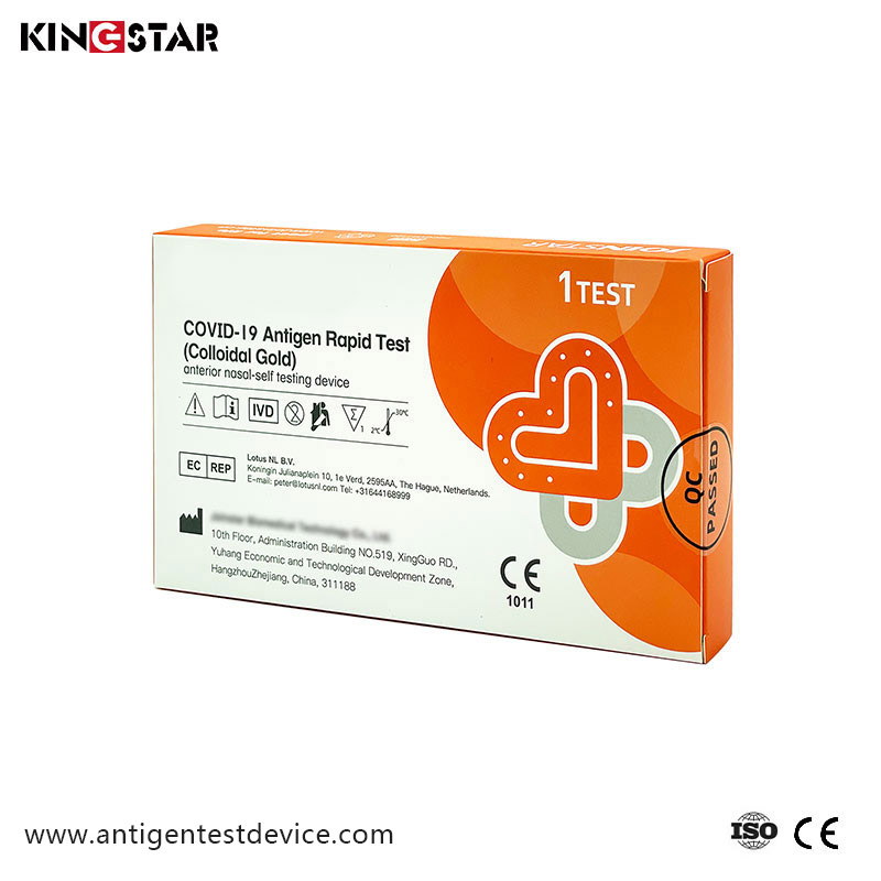 Anterior Nasal Covid-19 Autoteste Teste Rápido de Antígeno